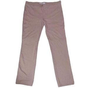 Betabrand Classic Dress Pant Yoga Pants Khaki 2X
